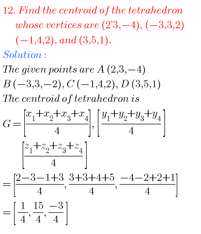 Three Dimensional Coordinates,Intermediate First Year 1B Chapter 5 ...