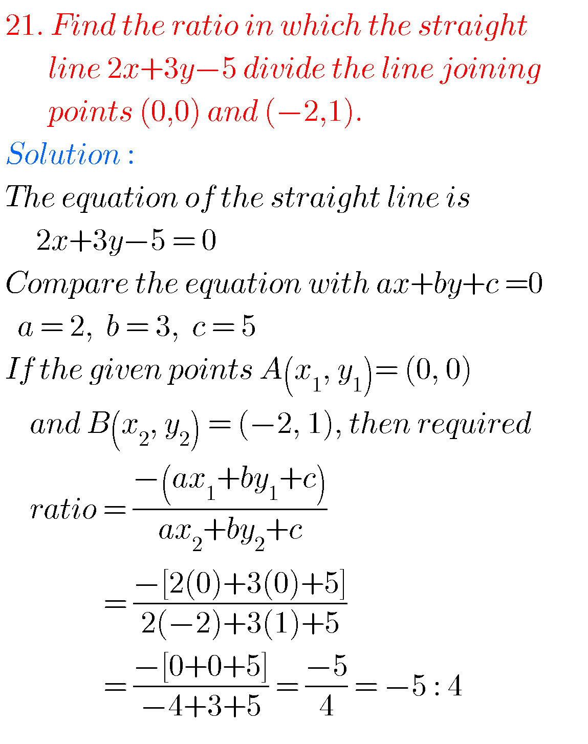 Straight Lines,Intermediate First Year Mathematics 1B Chapter 3 ...