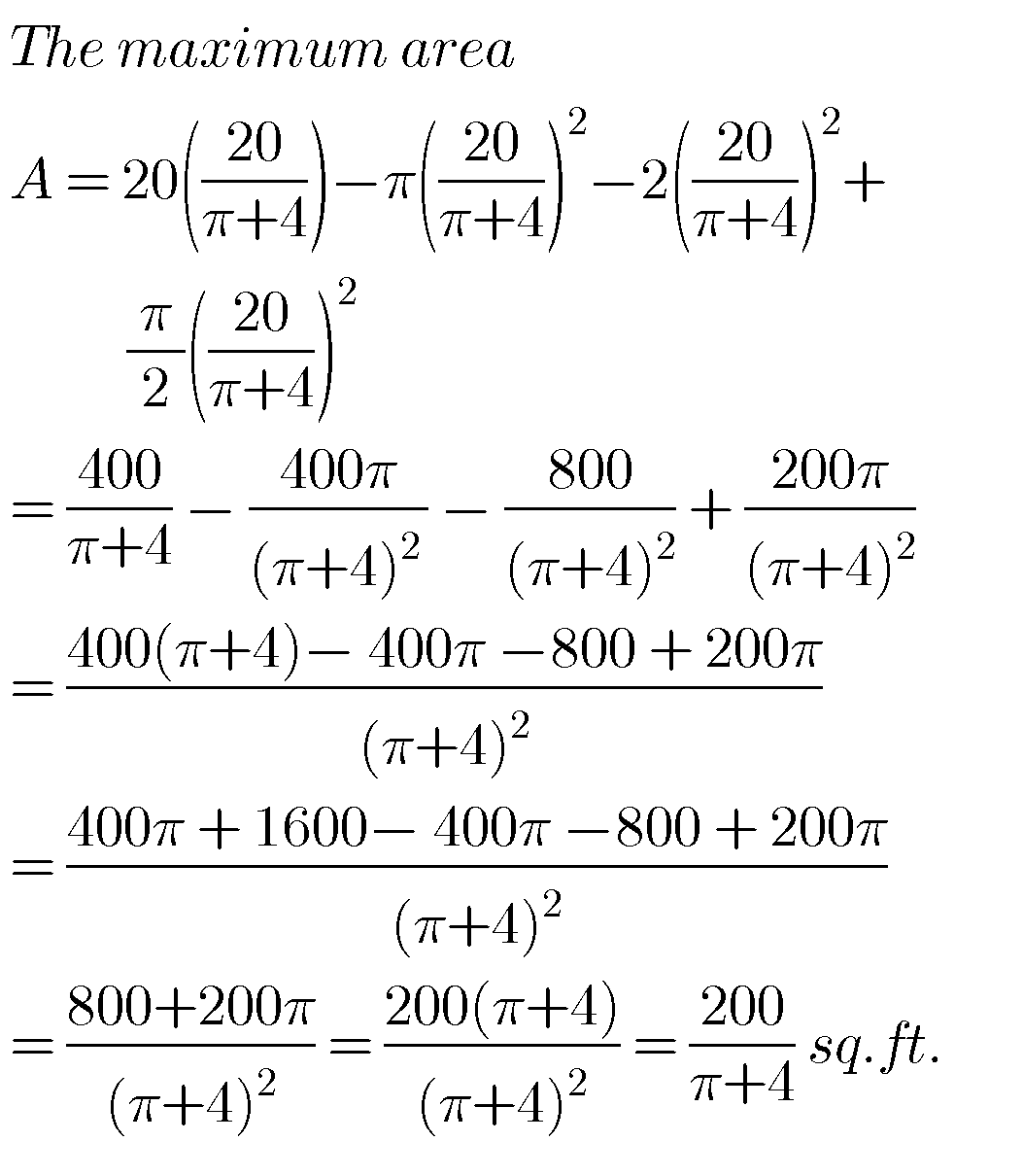 Maxima And Minima,inter Maths 1b Solutions - MATHS GLOW