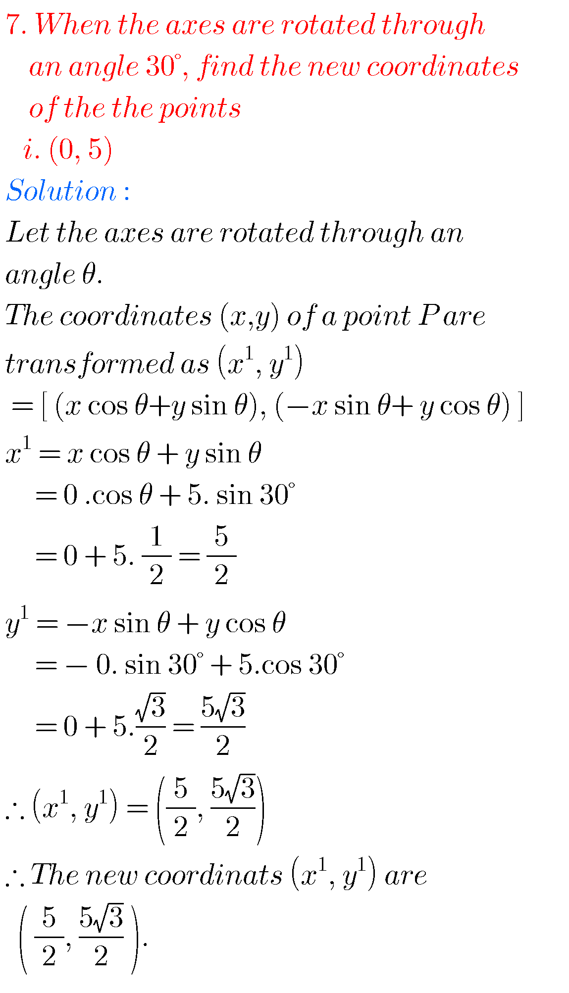 Inter Maths 1b Solutions - MATHS GLOW