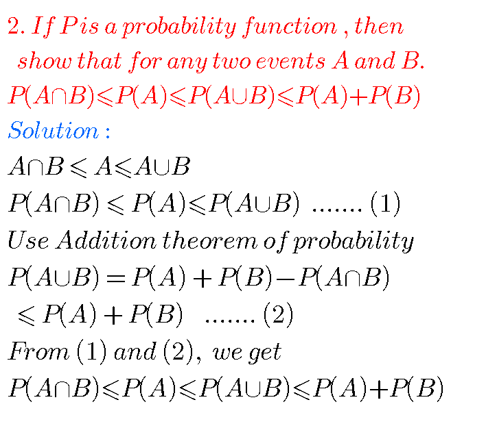 Probability Solutions Inter Maths 2a,Exercise 9(a),9(b) And 9(c) 2nd ...