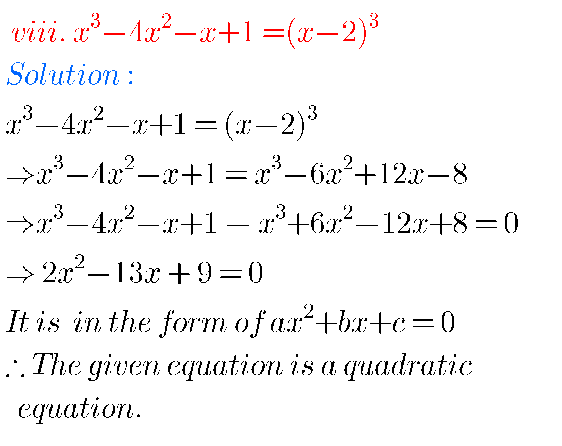 SSC Solutions For Maths Quadratic Equations Class 10 - MATHS GLOW