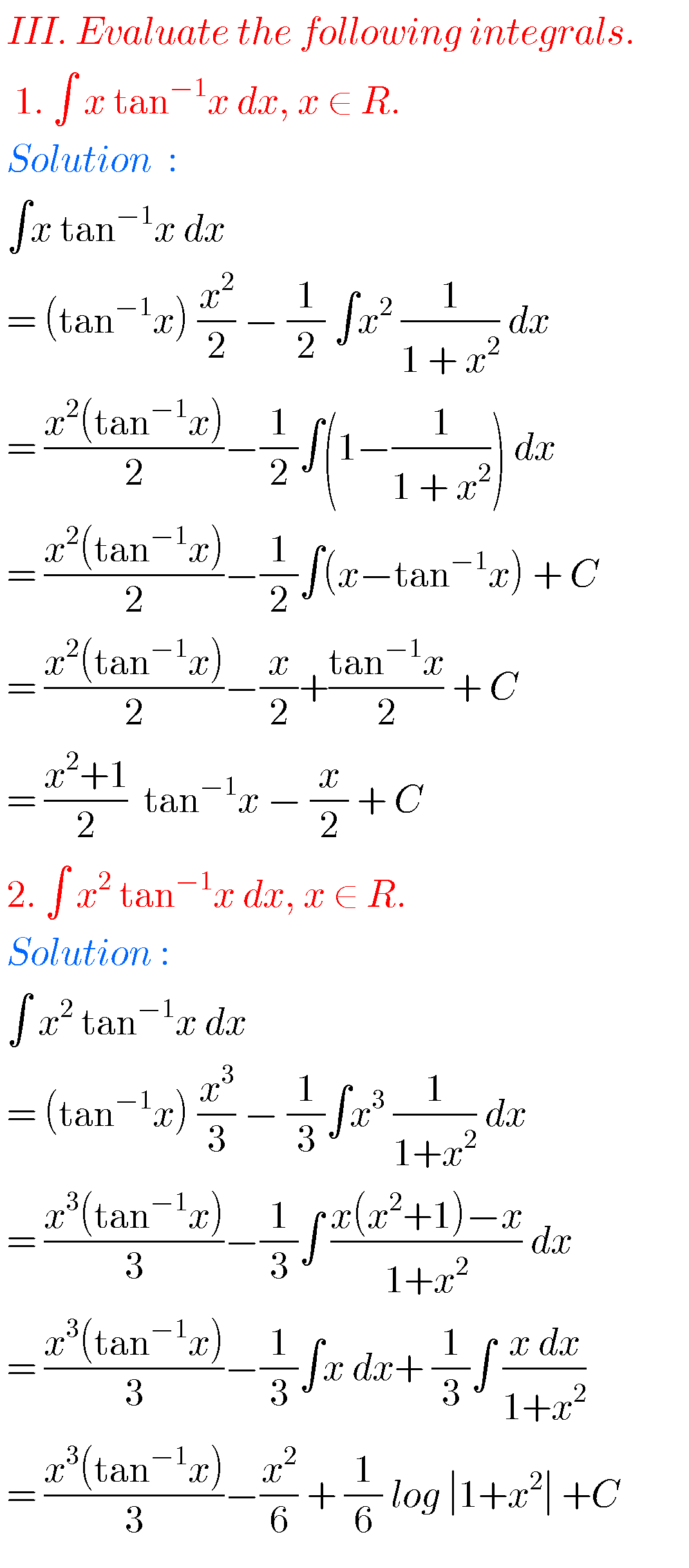 Intermediate Maths Solutions For Integration - MATHS GLOW