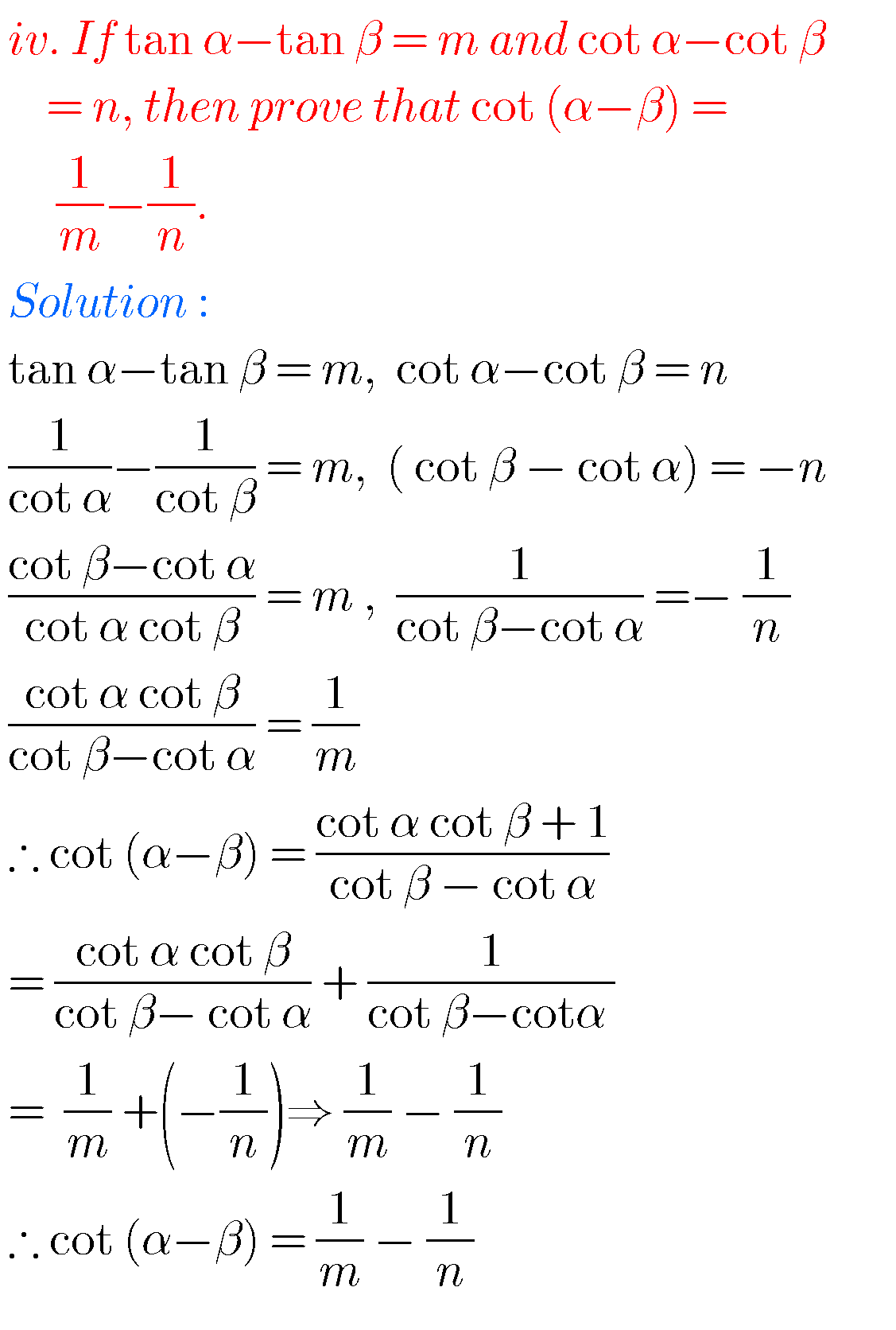 Trigonometric Ratios Upto Transformations Intermediate Mathematics ...