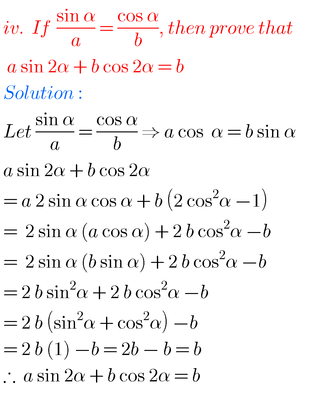 Intermediate Maths Solutions For 1A Exercise 6(d) Trigonometric Ratios ...