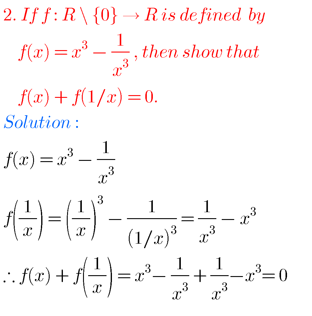 Intermediate Maths Solutions For 1A Exercise 1(a) Functions - MATHS GLOW