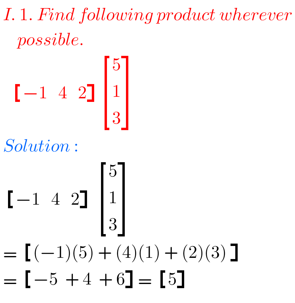 Intermediate Maths Solutions For Exercise 3(b) Matrices - MATHS GLOW