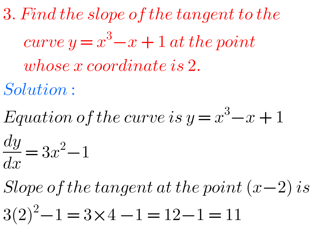 Applications Of Derivatives Exercise 10(b) Solutions Inter Maths 1B ...