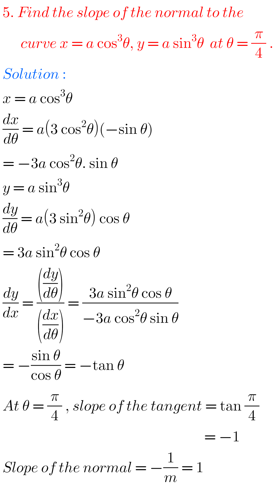 Applications Of Derivatives Exercise 10(b) Solutions Inter Maths 1B ...