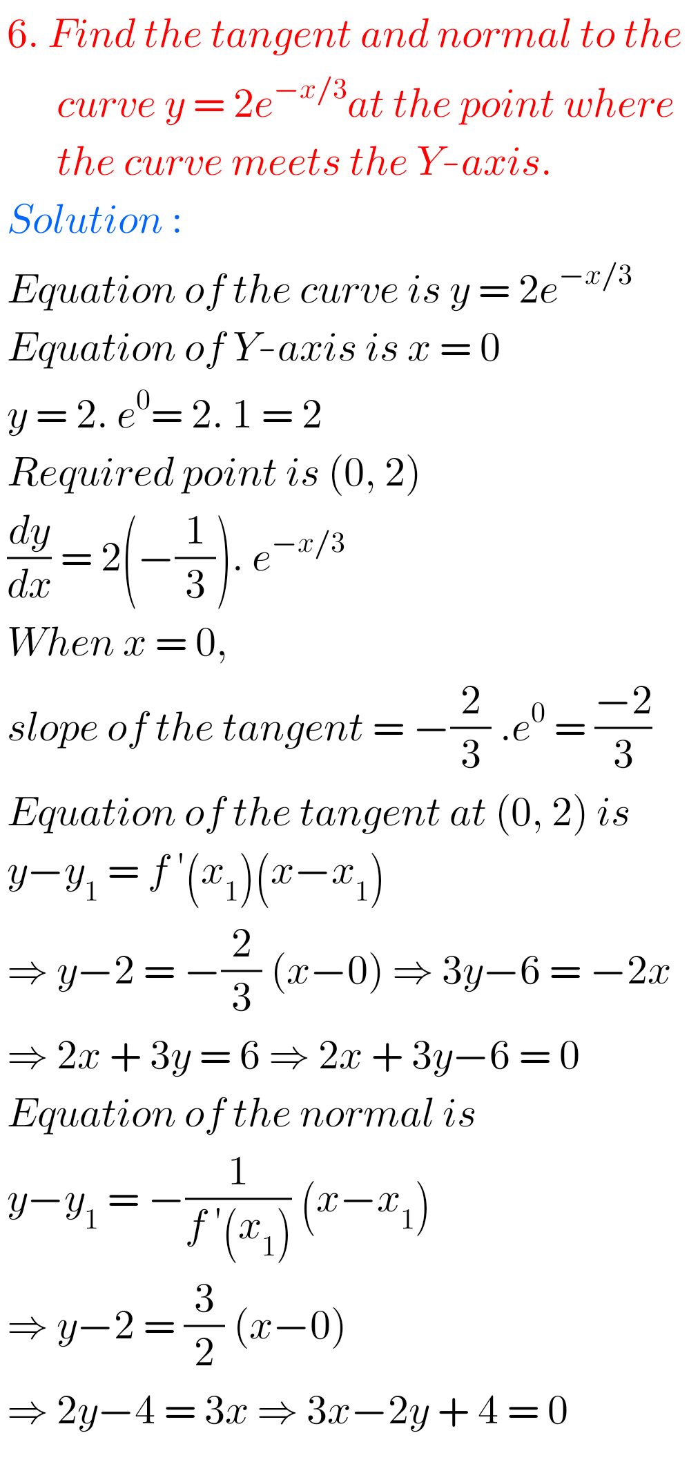 Applications Of Derivatives Exercise 10(b) Solutions Inter Maths 1B ...