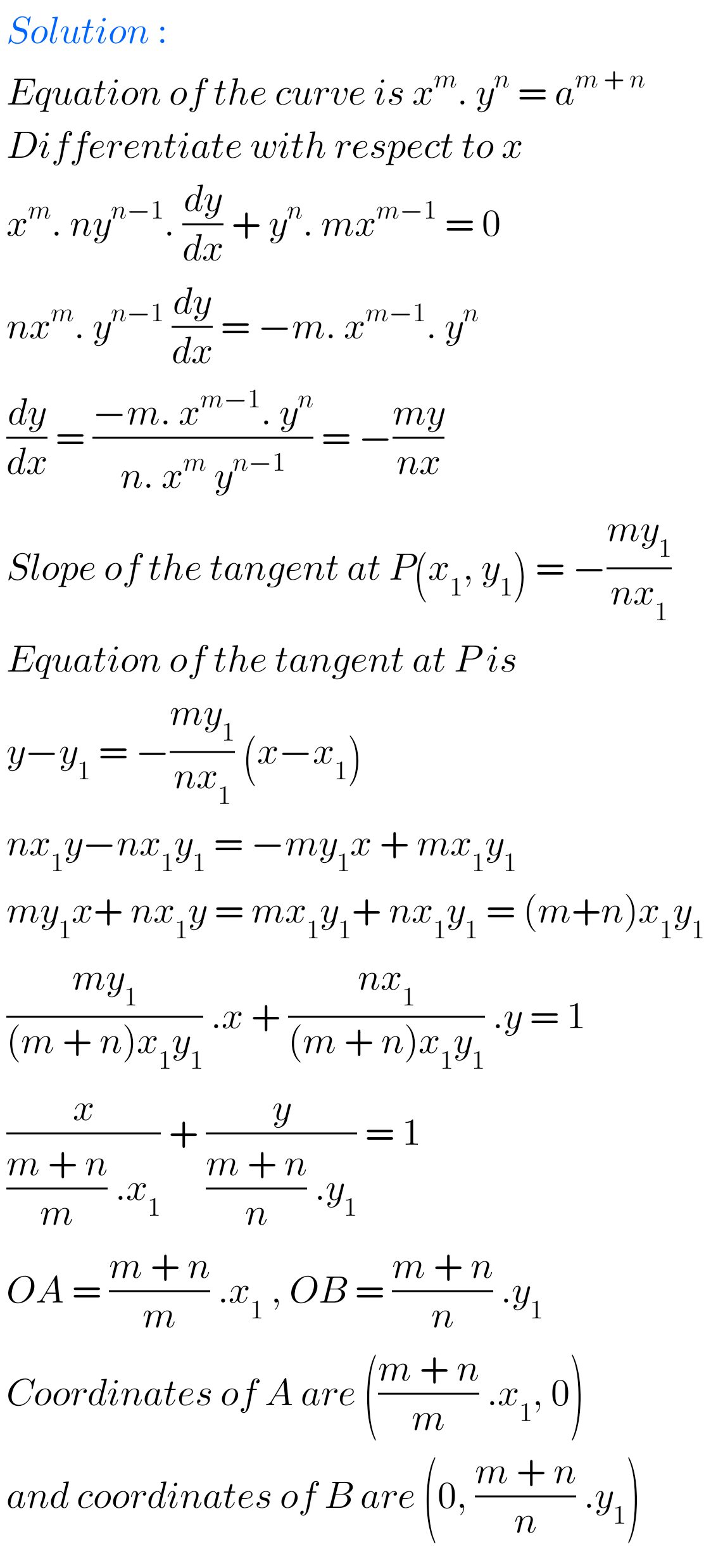 Applications Of Derivatives Exercise 10(b) Solutions Inter Maths 1B ...