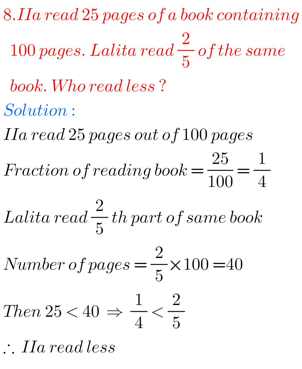 Chapter 7 Fractions Exercise 7.4 Solutions Ncert Maths Class 6 - MATHS GLOW