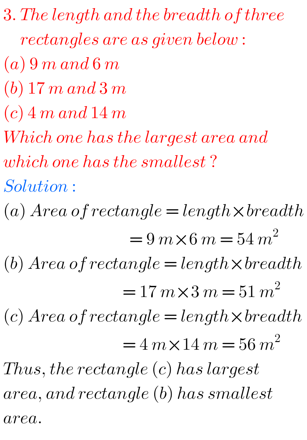 NCERT Solutions For Mensuration Chapter 10 Exercise 10.3 Class 6 ...