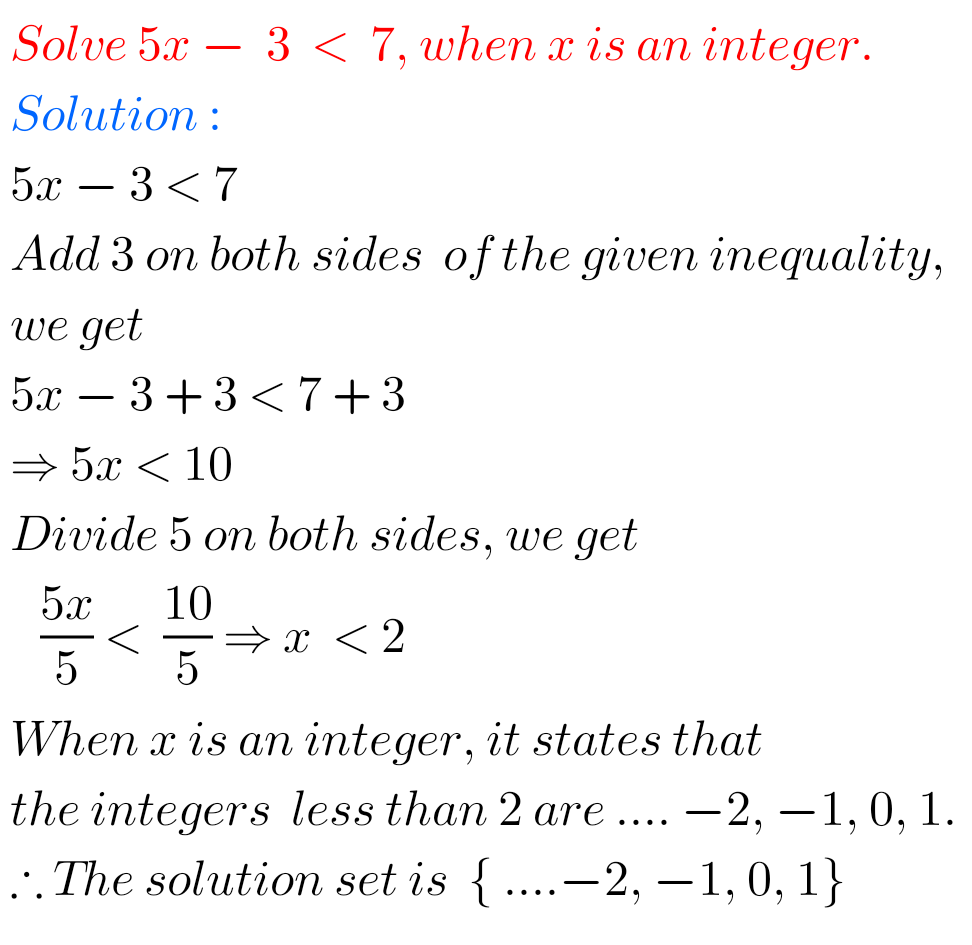 solve-5x-3